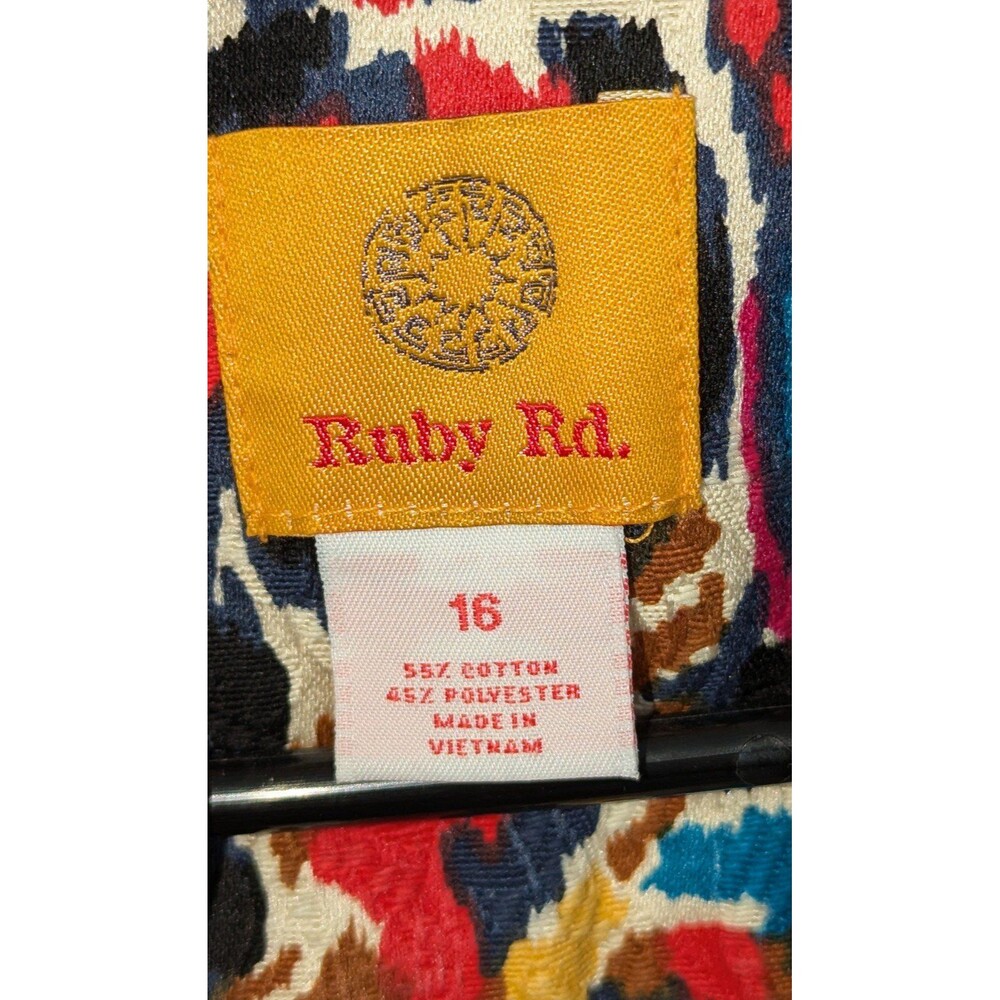 Ruby Rd Multicolored Jacket Sz 16 - image 3